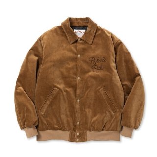 CALEE キャリー EMBROIDERY CORDUROY AWARD TYPE JACKET＜CAMEL＞<img class='new_mark_img2' src='https://img.shop-pro.jp/img/new/icons14.gif' style='border:none;display:inline;margin:0px;padding:0px;width:auto;' />