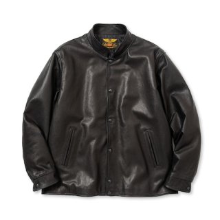 CALEE キャリー CROME LEATHER AWARD TYPE JACKET＜BLACK＞<img class='new_mark_img2' src='https://img.shop-pro.jp/img/new/icons14.gif' style='border:none;display:inline;margin:0px;padding:0px;width:auto;' />