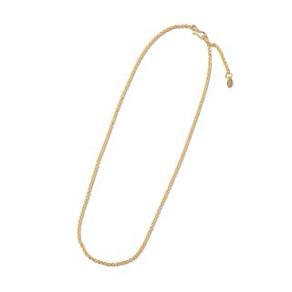 CALEE キャリー SILVER NECKLACE CHAIN＜GOLD＞<img class='new_mark_img2' src='https://img.shop-pro.jp/img/new/icons14.gif' style='border:none;display:inline;margin:0px;padding:0px;width:auto;' />