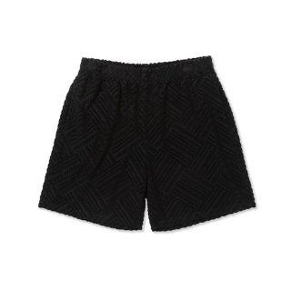 CALEE ꡼ PILE JACQUARD RELAX SHORTSBLACK<img class='new_mark_img2' src='https://img.shop-pro.jp/img/new/icons14.gif' style='border:none;display:inline;margin:0px;padding:0px;width:auto;' />