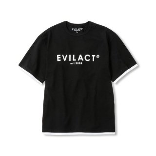 EVILACT ֥륢 LAYERD SSBLACK/WHITE
