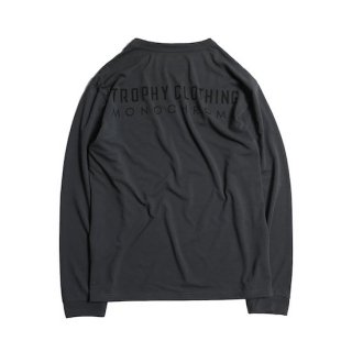 TROPHY CLOTHING ȥե MONOCHROME Logo RD Pocket L/S TeeCharcoal