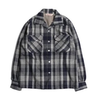 TROPHY CLOTHING ȥե Town Craft Wool Check ShirtNavy<img class='new_mark_img2' src='https://img.shop-pro.jp/img/new/icons14.gif' style='border:none;display:inline;margin:0px;padding:0px;width:auto;' />