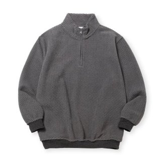 CALEE ꡼ UNEVEN FLLECE HALF ZIP SWGRAY<img class='new_mark_img2' src='https://img.shop-pro.jp/img/new/icons14.gif' style='border:none;display:inline;margin:0px;padding:0px;width:auto;' />