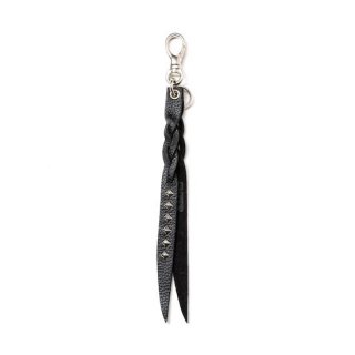 CALEE ꡼ STUDS & KNITTING LEATHER SHORT KEY RING TYPE ABLACK<img class='new_mark_img2' src='https://img.shop-pro.jp/img/new/icons14.gif' style='border:none;display:inline;margin:0px;padding:0px;width:auto;' />