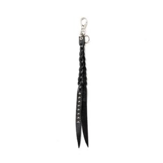 CALEE ꡼ STUDS & KNITTING LEATHER LONG KEY RING TYPE ABLACK<img class='new_mark_img2' src='https://img.shop-pro.jp/img/new/icons14.gif' style='border:none;display:inline;margin:0px;padding:0px;width:auto;' />