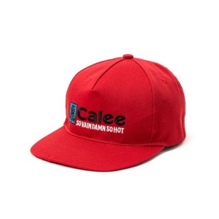 CALEE ꡼ CAL NT LOGO TWILL CAP NATURALLY PAINT DESIGNRED