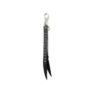 CALEE ꡼ STUDS & KNITTING LEATHER SHORT KEY RING TYPE BBLACK<img class='new_mark_img2' src='https://img.shop-pro.jp/img/new/icons14.gif' style='border:none;display:inline;margin:0px;padding:0px;width:auto;' />