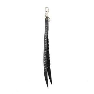 CALEE ꡼ STUDS & KNITTING LEATHER LONG KEY RING TYPE BBLACK<img class='new_mark_img2' src='https://img.shop-pro.jp/img/new/icons14.gif' style='border:none;display:inline;margin:0px;padding:0px;width:auto;' />