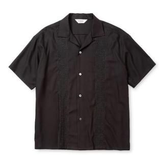 CALEE ꡼ VINTAGE TYPE GUAYABERA SHBLACK<img class='new_mark_img2' src='https://img.shop-pro.jp/img/new/icons14.gif' style='border:none;display:inline;margin:0px;padding:0px;width:auto;' />