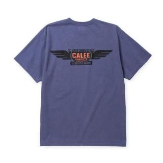 CALEE キャリー BINDER NECK WING LOGO VINTAGE TEE ＜NATURALLY PAINT DESIGN＞＜DARK PURPLE＞<img class='new_mark_img2' src='https://img.shop-pro.jp/img/new/icons14.gif' style='border:none;display:inline;margin:0px;padding:0px;width:auto;' />