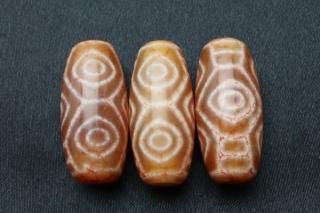 約25mm 紅老玉髄天珠【龍眼天珠】1個 風水開運・諸運隆盛・権力掌中・富財獲得