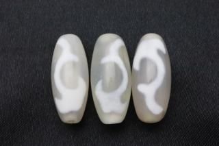 約20mm 老玉髄白天珠【如意天珠】1個 願望達成・万事好転