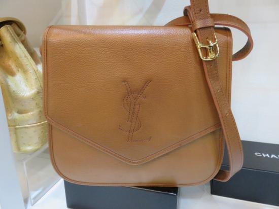 Yves Saint Laurent レザーショルダー バッグ - VINTAGE ECOLAND