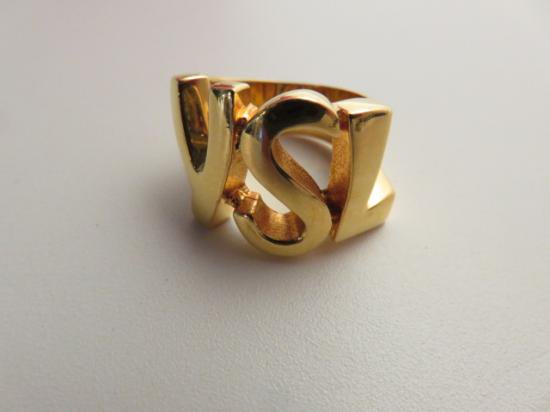 ✨一点物・美品✨イヴサンローラン ハート リング Ag925 指輪 YSL刻印指輪