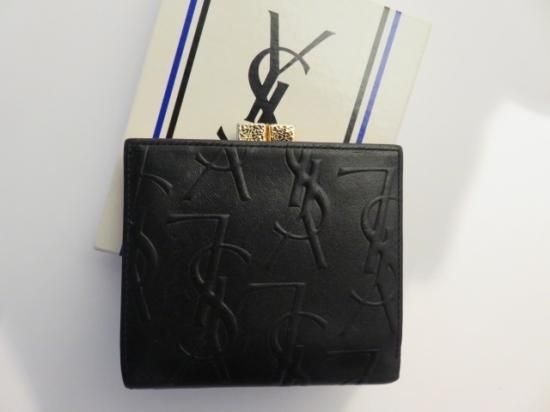 ゴッホ 星月夜 イヴ・サンローラン YSL がま口財布 折り財布 - 通販