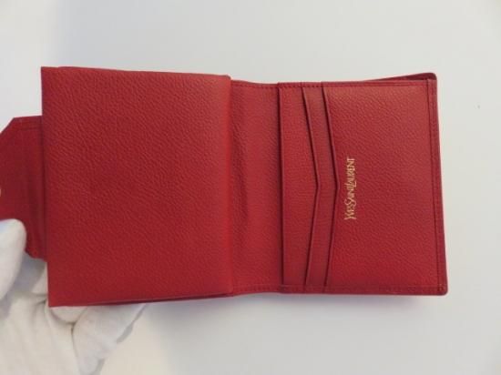 ヴィンテージ イヴサンローラン がま口二つ折り財布 - VINTAGE