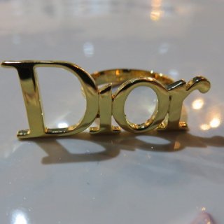 Christian Dior　希少　クリスチャンディオール　ロゴ　リング　指輪　