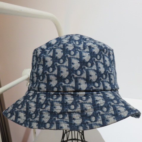 Christian Dior クリスチャンディオール ハット 帽子 トロッター 青 