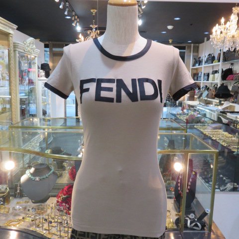 FENDI フェンディ ロゴリンガーＴシャツ ヴィンテージ VINTAGE 