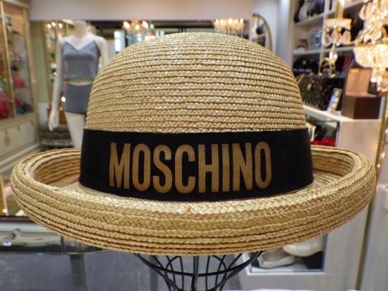 メール便無料】 MOSCHINO ヴィンテージ ハット 帽子 ウール ハット 