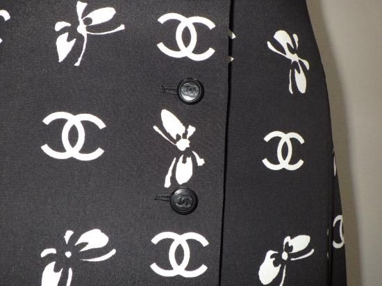 ヴィンテージ　CHANEL ココマーク　ノースリーブ　ワンピース CHANEL ココマーク ノースリーブ ワンピース ヴィンテージ