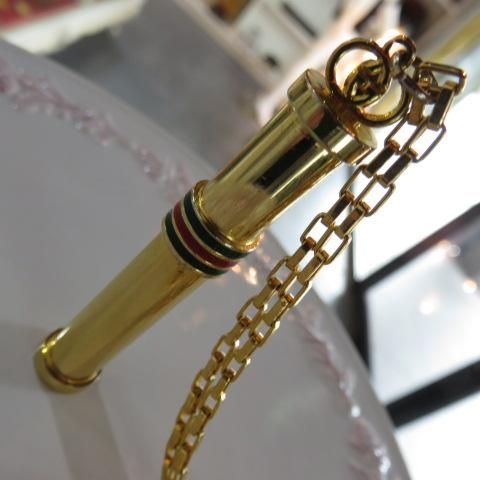 OLD GUCCI ヴィンテージ オールド グッチ ボトル ネックレス シェリーライン - VINTAGE ECOLAND