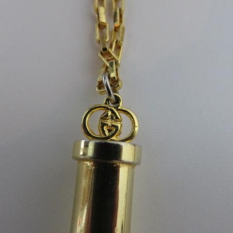 OLD GUCCI ヴィンテージ オールド グッチ ボトル ネックレス シェリーライン - VINTAGE ECOLAND