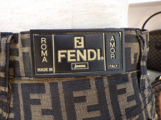 FENDI ヴィンテージ フェンディ ズッカ柄 パンツ 28インチ - VINTAGE ECOLAND