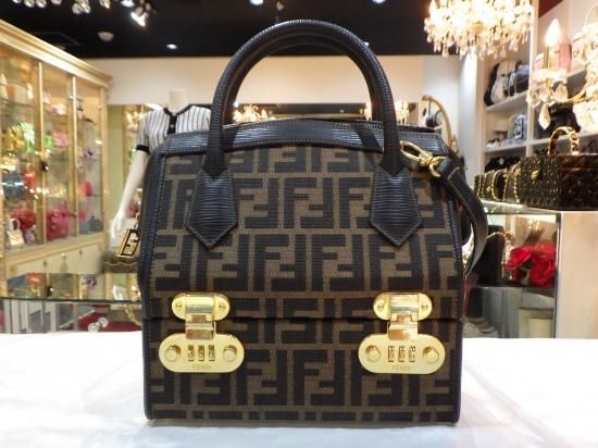 FENDI ヴィンテージ フェンディ ズッカ柄 2WAY バニティ ショルダー ...