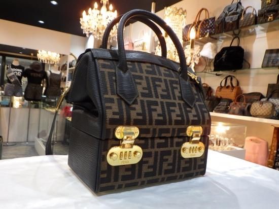 FENDI ヴィンテージ フェンディ ズッカ柄 2WAY バニティ ショルダー