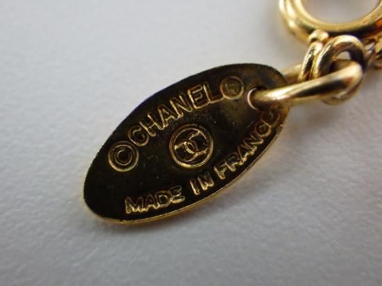 VINTAGE CHANEL ヴィンテージ シャネル ココマーク ラインストーン ゴールド ネックレス - VINTAGE ECOLAND