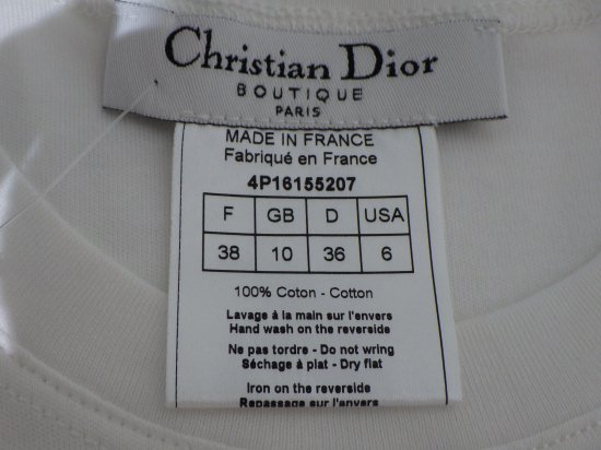 Christian Dior クリスチャンディオール J'A DORE DIOR ロゴ Tシャツ - VINTAGE ECOLAND