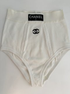 Chanel Iconic Logo Spring 1993 Runway Briefs