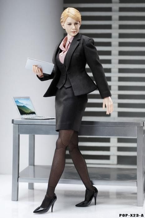 1/6 POPTOYS POP-X23 オフィスレディ ビジネススーツ セット - 1/6