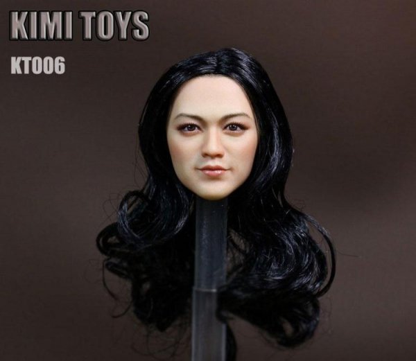 1/6 KIMI TOYS KT006 アジアン美人女性 湯唯 ヘッド - 1/6フィギュアの