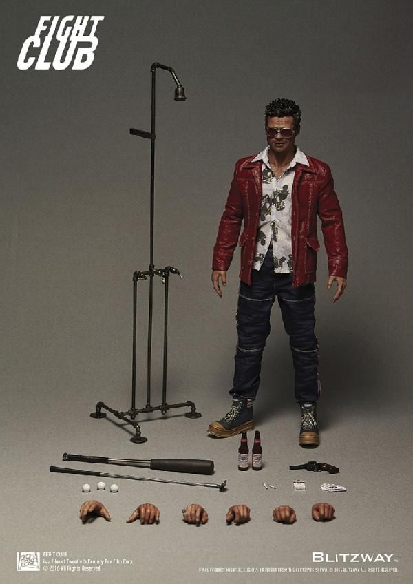 Fight Club エドワード・ノートン 1/6 アクションフィギュア - アメコミ