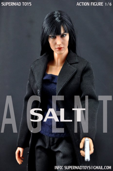 予約1 6 Supermadtoys Agent Salt ソルト アンジェリーナ ジョリー 1 6フィギュアの通販 予約なら トイザキュート