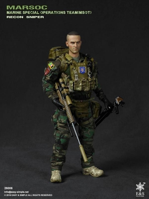 その他 MARSOC 26006 Perfect Easy&Simple 26006 1/6 Marsoc Msot Recon Sniper