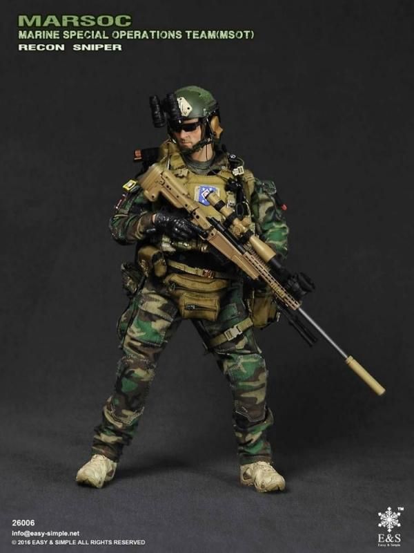 予約1/6 Easy&Simple 26006 MARSOC MSOT Recon Sniper on OSW