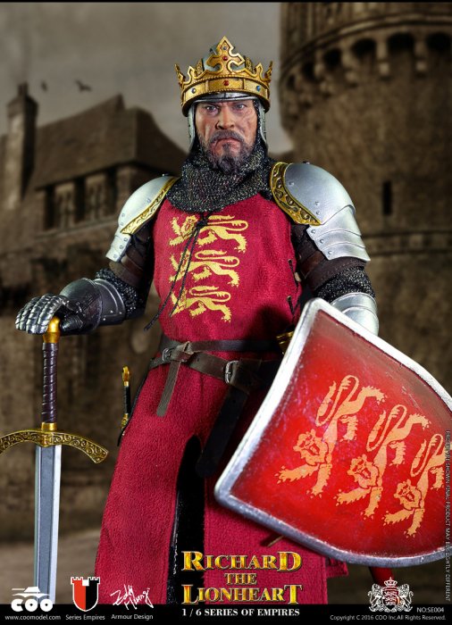 1/6 COOMODEL SE004 中世エンパイアシリーズ 獅子心王 リチャード1世 Richard the Lionheart - 1/6フィギュアの通販、予約なら  トイザキュート Since 2008