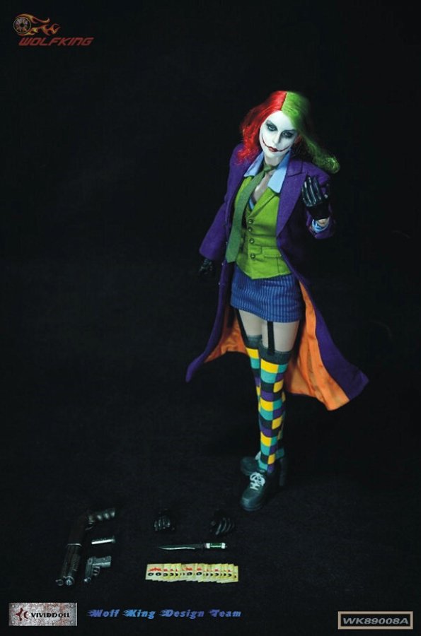 1/6 WOLFKING WK89008A Female Joker 女性ジョーカー - 1/6フィギュア