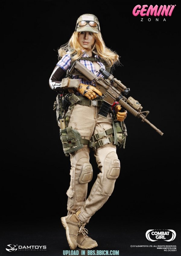 1/6 DAMTOYS DAM DCG001 COMBAT GIRL Series Gemini ジェミニ ZONA