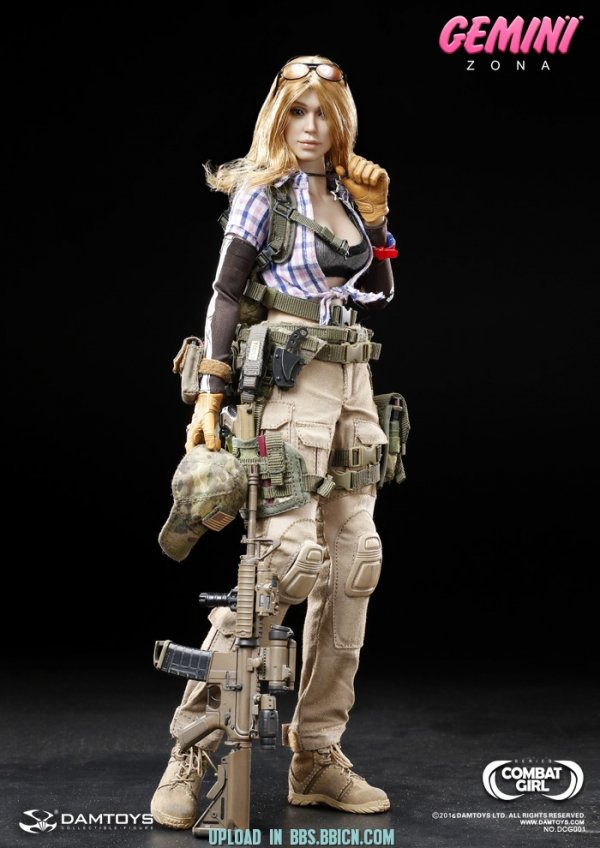 1/6 DAMTOYS DAM DCG001 COMBAT GIRL Series Gemini ジェミニ ZONA