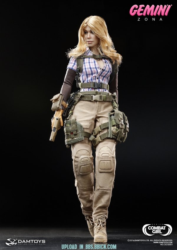 1/6 DAMTOYS DAM DCG001 COMBAT GIRL Series Gemini ジェミニ ZONA 美人兵士 - 1/6フィギュアの通販、予約なら  トイザキュート Since 2008