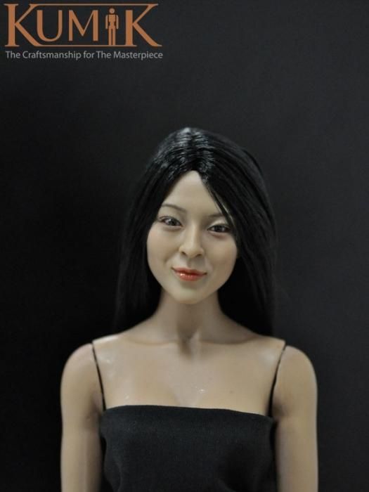 1/6 クミク KUMIK KM 13-9 セクシーアジアン美女 美人ヘッド - 1