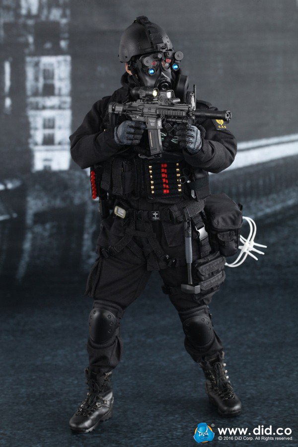 1/6 DID MA1005 イギリス陸軍 SAS 特殊空挺部隊 B Squadon Black Ops