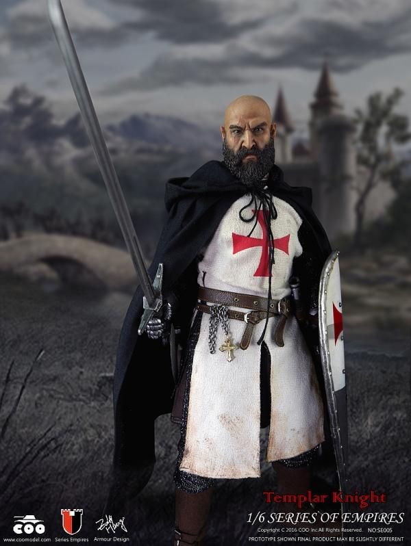 テンプル騎士団　1/6 フィギュア　ホットトイズ　系 COOMODEL 1/6 テンプル騎士団 フィギュア *お取り寄せ - 1/6