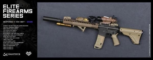 1/6 DAMTOYS ELITE FIREARMS SERIES SOPMOD M4 SET / SOPMOD II M4 SET