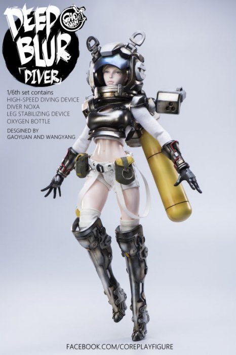 Coreplay 1/6 Deepblue Diver w (Fashion Doll) ホットトイズ rah 対応-